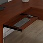 Bush Furniture Somerset 60"W L Shaped Desk with Storage, Hansen Cherry (WC81730K)