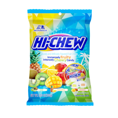 Hi-Chew Tropical Mix Chews, 3.53 oz, 6/Carton (MOR00434)