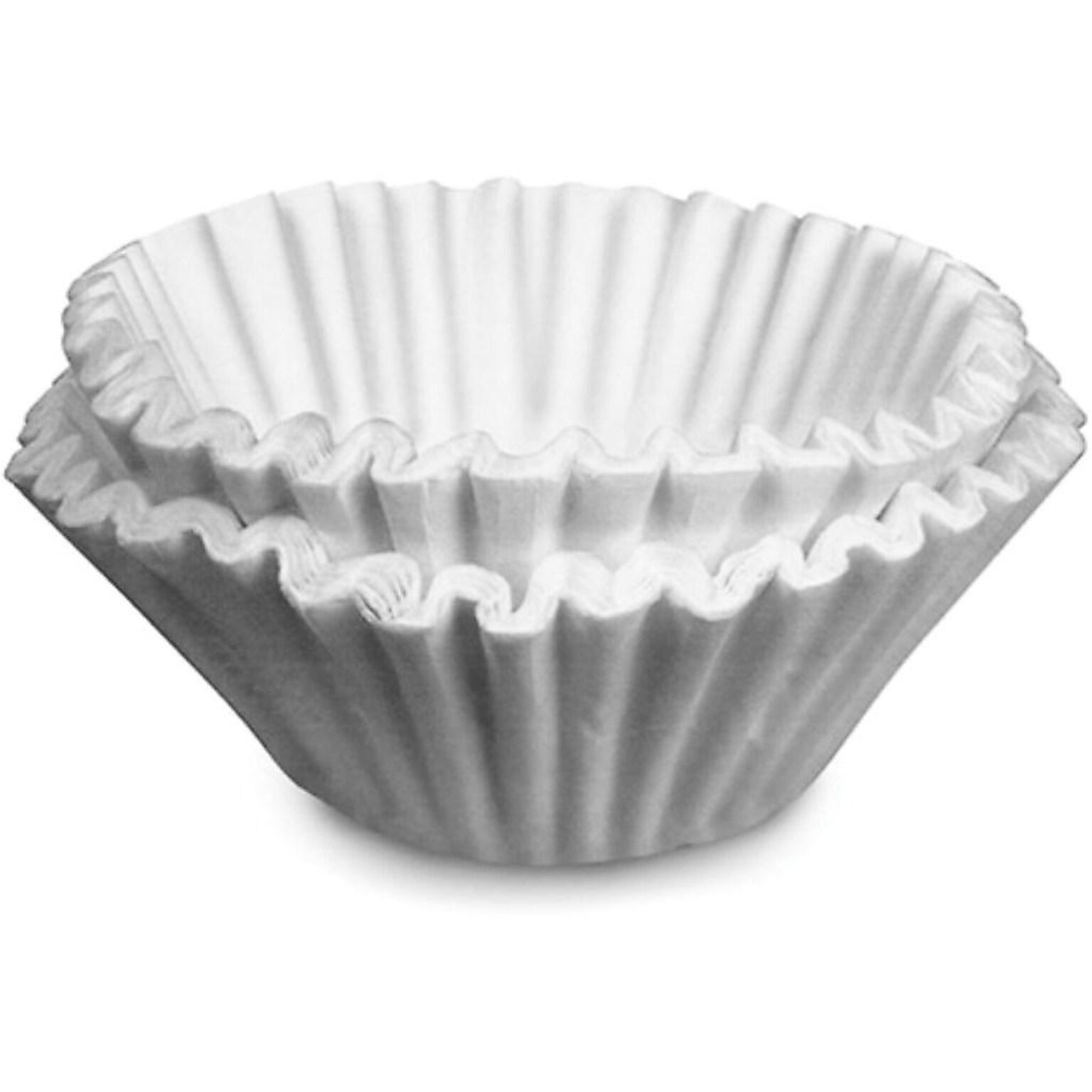 Bunn 12-Cup Paper Coffee Filter, Basket, 1000/Carton (BUN39800R)
