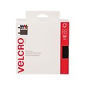 Velcro® Brand 3/4 Sticky Back Hook & Loop Fastener Dots, Black, 200/Pack (VEL152)