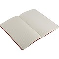 Moleskine Cahier Journal, Set of 3, Soft Cover, Large, 5 x 8.25, Ruled, Cranberry Red (931014)