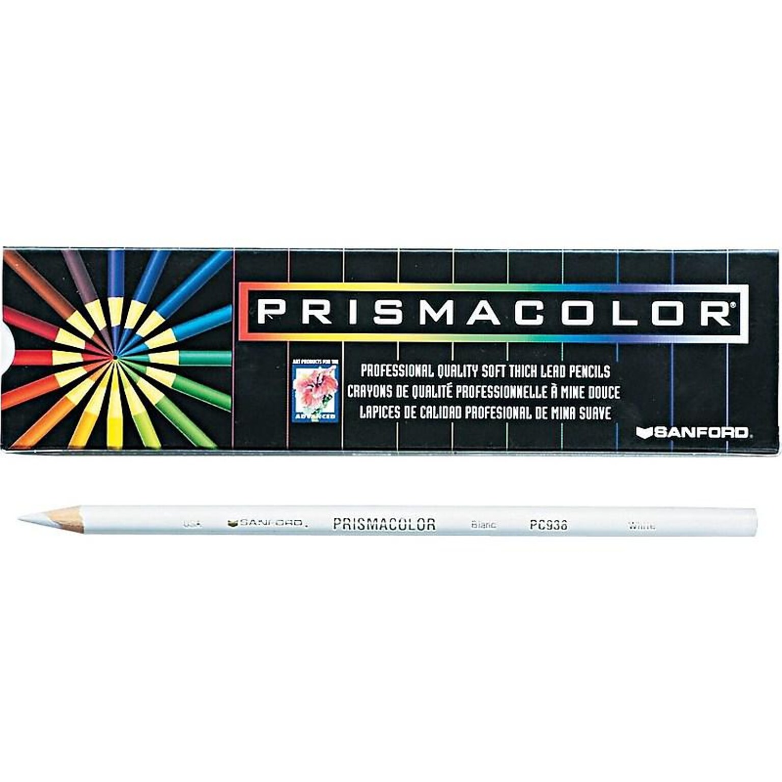 Prismacolor Colored Pencils, White, Dozen (3365)