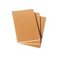 Moleskine Cahier Journal, Set of 3, Soft Cover, Large, 5" x 8.25", Ruled, Kraft Brown (704987)