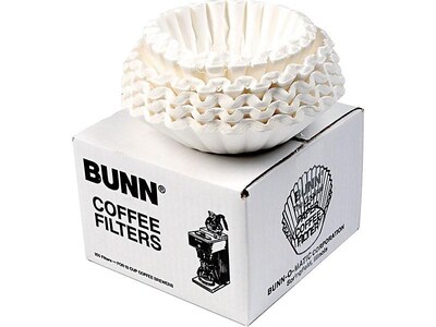 Bunn 12-Cup Paper Coffee Filter, Basket, 250/Pack (BUN00525)