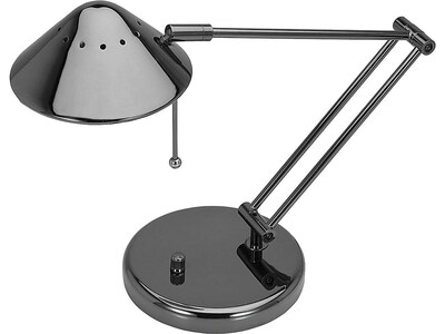 V-Light Halogen Desk Lamp, 15, Brushed Nickel (VSD102BC)