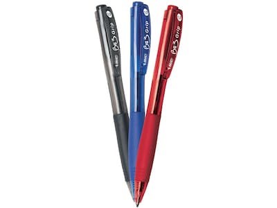 BIC BU3 Retractable Ballpoint Pens, Medium Point, Assorted Colors Ink, 18/Pack (BU3P18-AST)