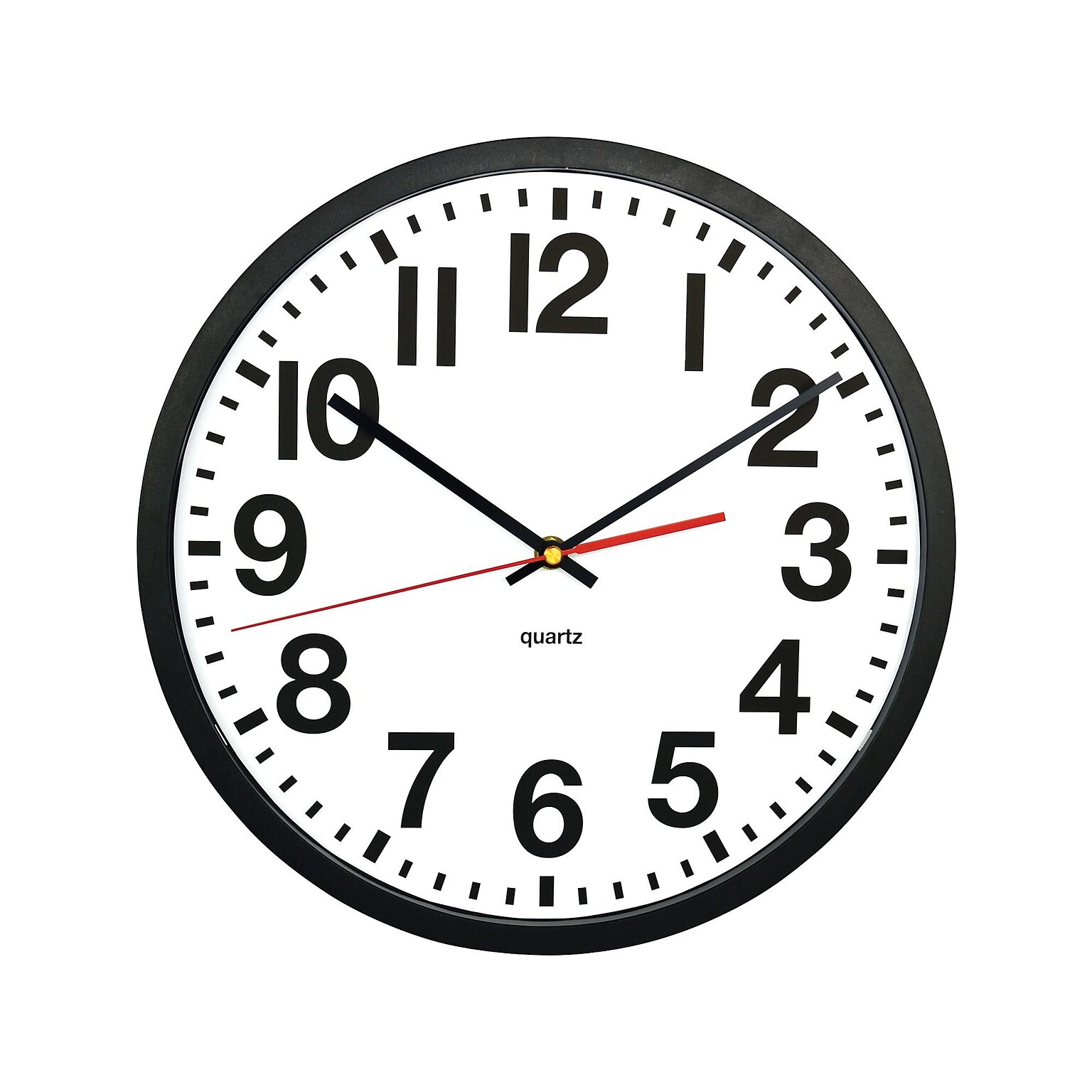 Tempus Quartz Wall Clock, Plastic, 13 (TC6236RF)