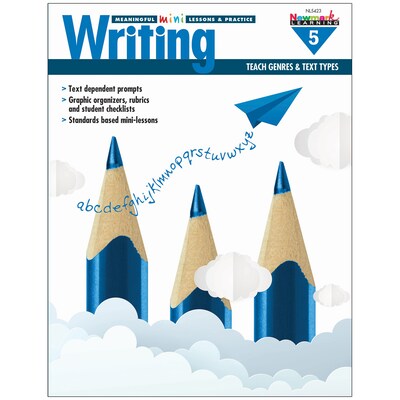 Newmark Learning Meaningful Mini-Lessons & Practice: Writing for Grade 5, Pack of 2 (NL-5423BN)