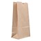 JAM Paper Kraft Lunch Bags, 8 x 4.25 x 2.25, Brown, 500/Pack (690KRBRB)