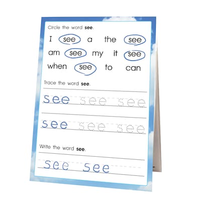 Newmark Learning Nonfiction Sight Words Learning Flip Chart, 15" x 20" (NL-4680)