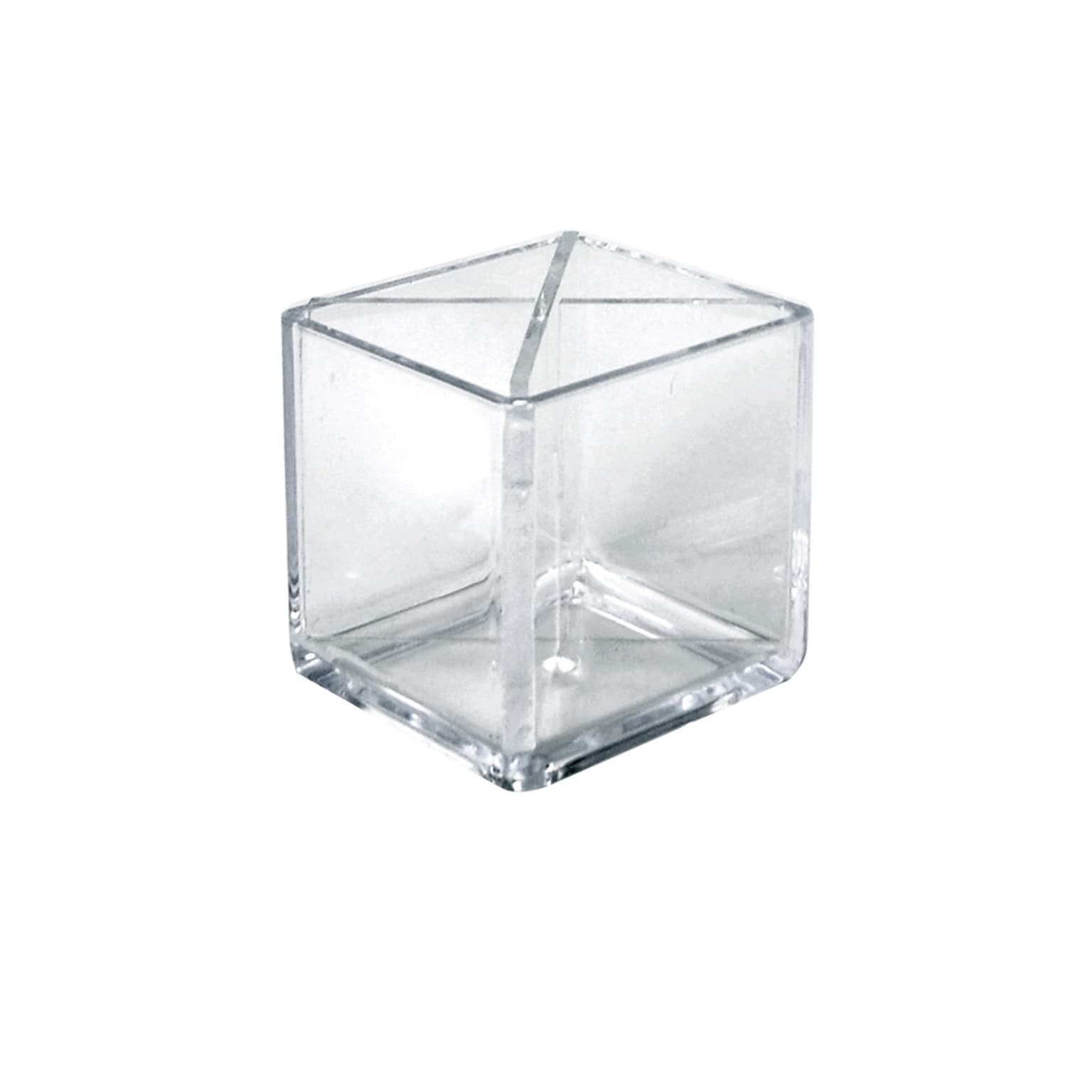 4 Cube Pencil Holder with Divider Pack of 2