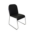 Marco Vinyl Office Chairs, Black, 4/Box (608-01-040-04)