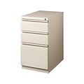 Quill Brand® 3-Drawer Vertical File Cabinet, Mobile/Pedestal, Letter, Putty, 20D (24871D)