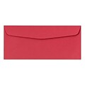 LUX Regular Seal #10 Business Envelope, 4.13 x 9.5, Holiday Red, 250/Box (4260-15-250)