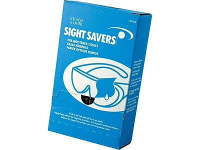 Bausch & Lomb Sight Savers Window & Glass Cleaner, 100/Box (8574GM)