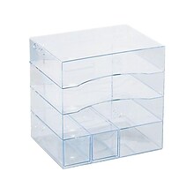 Rubbermaid Optimizers File Organizer, Clear Plastic (94600ROS)