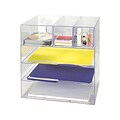 Rubbermaid Optimizers File Organizer, Clear Plastic (94600ROS)