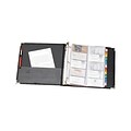 Cardinal Business Collection Business Card Binder, 200 Card Capacity, Black (CRD 65361 C20)