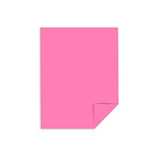 Astrobrights Cover Paper, 65 lbs, 8.5 x 11, Pulsar Pink, 250/Ream (21041)