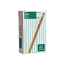 Dixon Wooden Pencil, 2.2mm, #2 Soft Lead, 144/Box (14412)