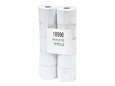 PM Company Thermal Cash Register/POS Rolls, 1 3/4 x 150, 10/Pack (18996)