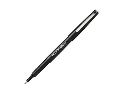 Pilot Fineliner Marker Pen, Fine Point, Black Ink (11002)