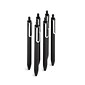 Poppin Black Retractable Gel Luxe Pen, Black Ink, Set of 100 (104509)