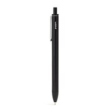 Poppin Black Retractable Gel Luxe Pen, Black Ink, Set of 100 (104509)