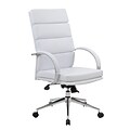 BOSS® Caresoft Plus Executive Series High Back Executive Chair; White