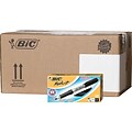 BIC Mark-It Permanent Markers, Fine Tip, Black, 12 Markers/Pack, 18 Packs/Carton (GPM11BLK)