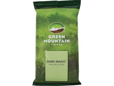 Green Mountain Dark Magic Ground Coffee Packs, Dark Roast, 2.2 oz., 50/Carton (4670)
