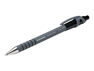 Paper Mate Flexgrip Ultra Ballpoint Pen, Medium Point, Black Ink, Dozen (9630131)