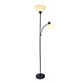 Simple Designs Incandescent Floor Lamp, Black (LF2000-BLK)