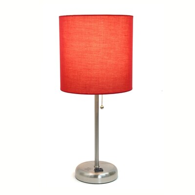 LimeLights Incandescent Table Lamp, Red (LT2024-Red)