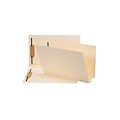 Smead Heavy Duty Card Stock End Tab Classification Folder, 1.5 Expansion, Legal Size, Manila, 50/Bo