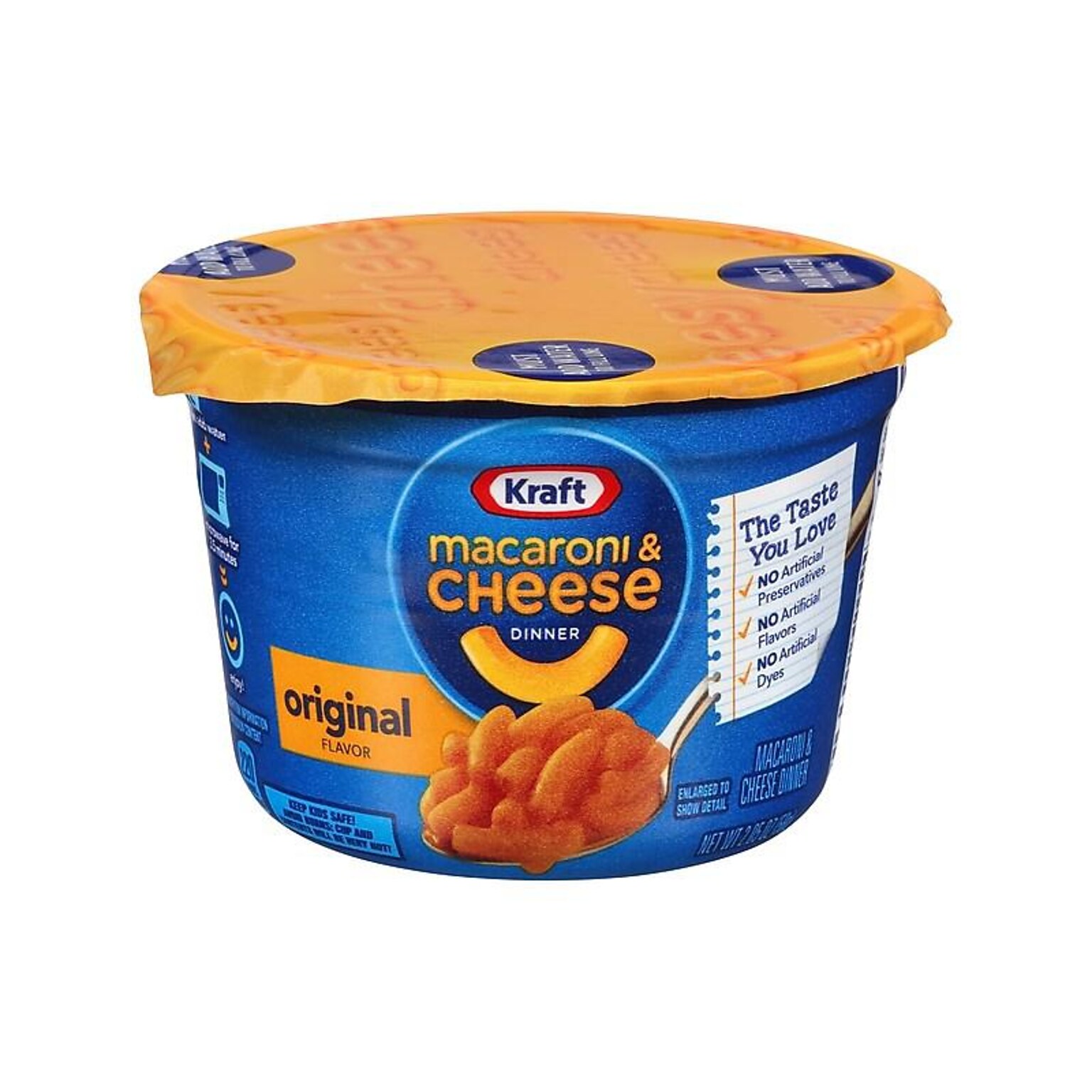 Kraft Easy Mac & Cheese Noodles, 2.05 oz. Cups, 10/Carton (GEN01641)