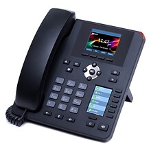 XBLUE QB Advanced QB1007 IP Phone System Bundle, Black, 7 Phone Bundle