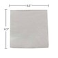 JAM Paper Lunch Napkin, 2-ply, Silver, 50 Napkins/Pack (255628827)