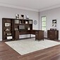 Bush Furniture Somerset 72"W L Shaped Desk with Storage, Mocha Cherry (WC81810K)