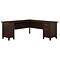 Bush Furniture Somerset 72W L Shaped Desk with Storage, Mocha Cherry (WC81810K)