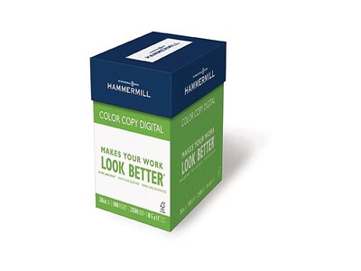 Hammermill Premium 60 lb. Cover Paper, 11 x 17, White, 1250 Sheets/Carton (12255-6CASE)