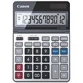 Canon 12-Digit Battery & Solar Desktop Calculator, Silver (TS-1200TSC)