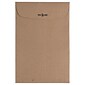 JAM Paper 6" x 9" Open End Catalog Envelopes with Clasp Closure, Brown Kraft Paper Bag, 10/Pack (563120844D)