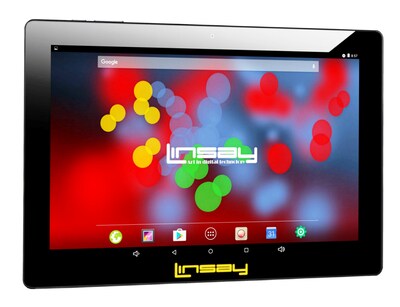 LINSAY F10 Series 10.1 Tablet, WiFi, 2GB RAM, 64GB Storage, Android 13, Black (F10XIPS)