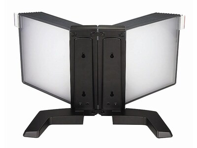 Aidata 14"H x 19"W x 12"D Metal Display Panel Holder, Black (FDS005L)