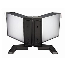 Aidata 14H x 19W x 12D Metal Display Panel Holder, Black (FDS005L)