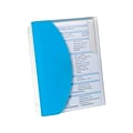 Oxford 4-Pocket Envelope Folder, Blue/Translucent (OXF 35103)