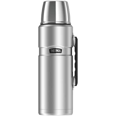 Thermos Sk2020sttri4 Stainless King Vacuum-insulation Beverage Bottle, 2l (silver)