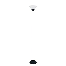 Simple Designs Incandescent Floor Lamp, Black (LF1011-BLK)