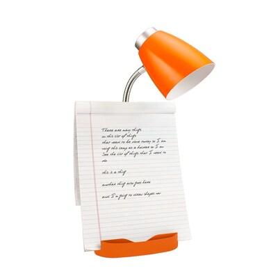 Limelights Incandescent Desk Lamp, Orange (LD1002-ORG)